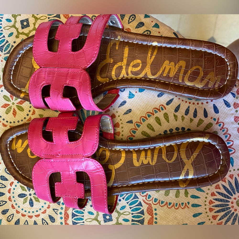 Sam Edelman Bay Leather Slide Sandals
